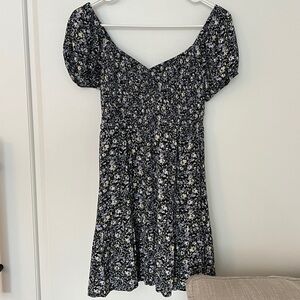 Floral Puff Sleeve Dress
